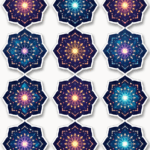 Mandalas & Rangoli - Sticker Sheet v36